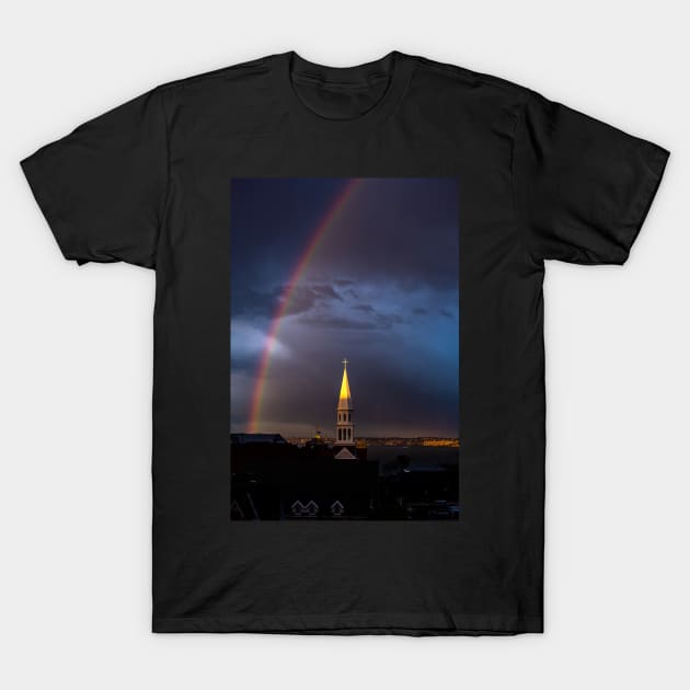 Rainbow Steeple T-Shirt by ShootFirstNYC